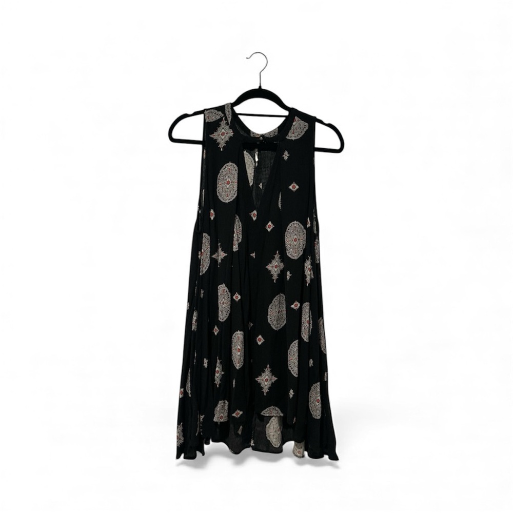 Free People Black with red accents dress size xs